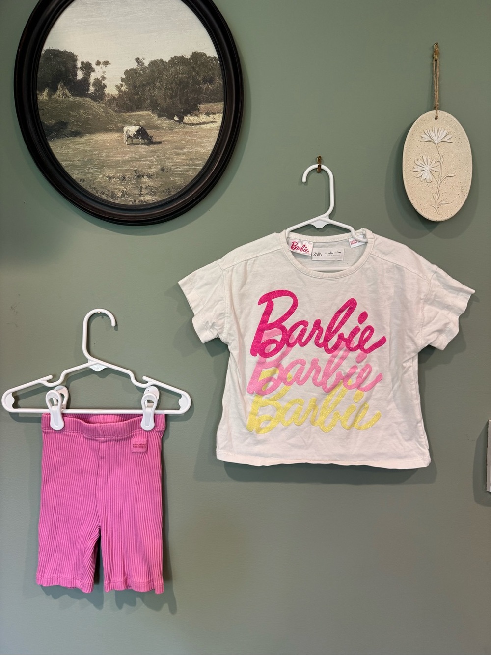 ZARA X BARBIE matching set